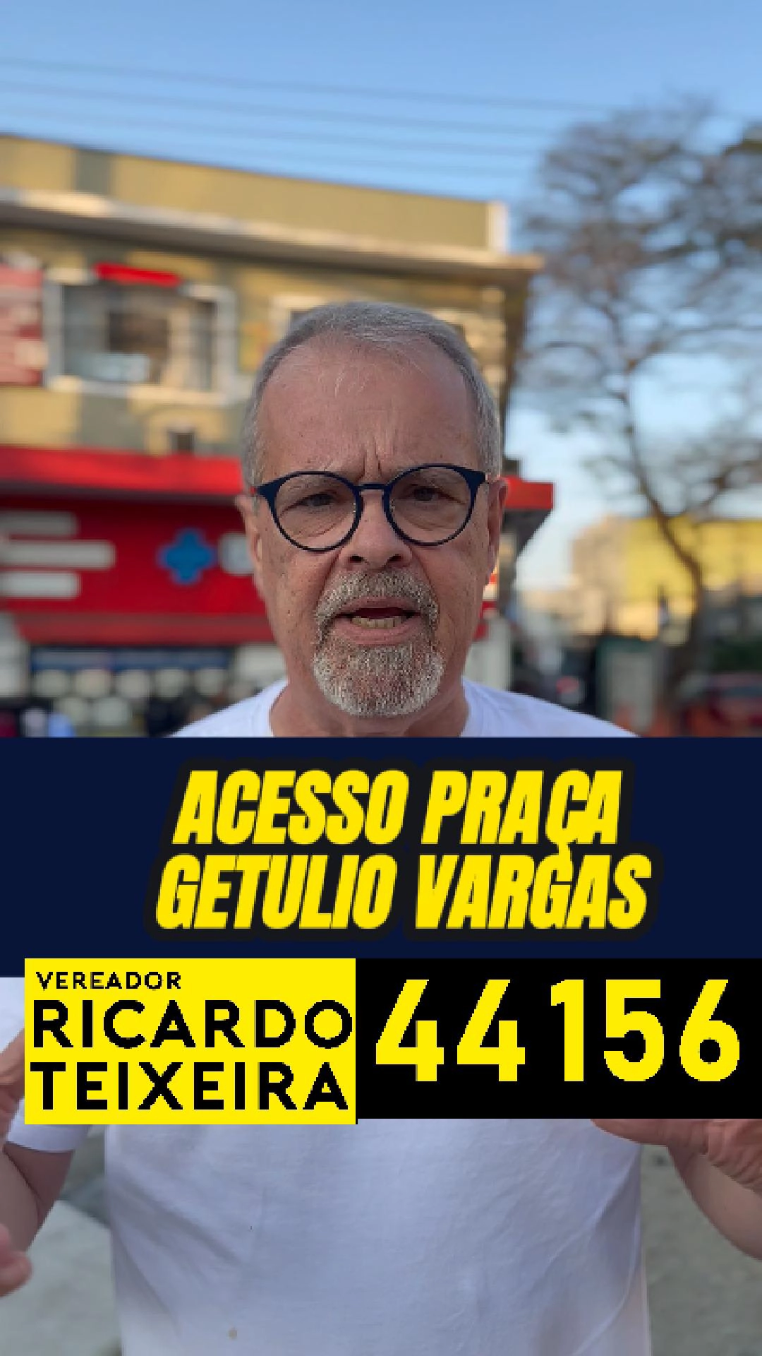 Vereador Ricardo Teixeira 44156 – Acesso Praça Getulio Vargas