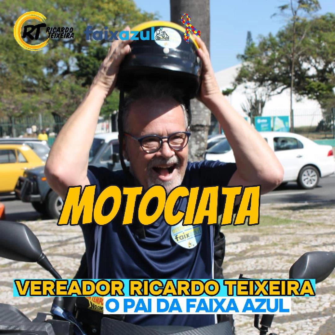 Video 04 – Motociata – Vereador Ricardo Teixeira é o Pai da Faixa Azul