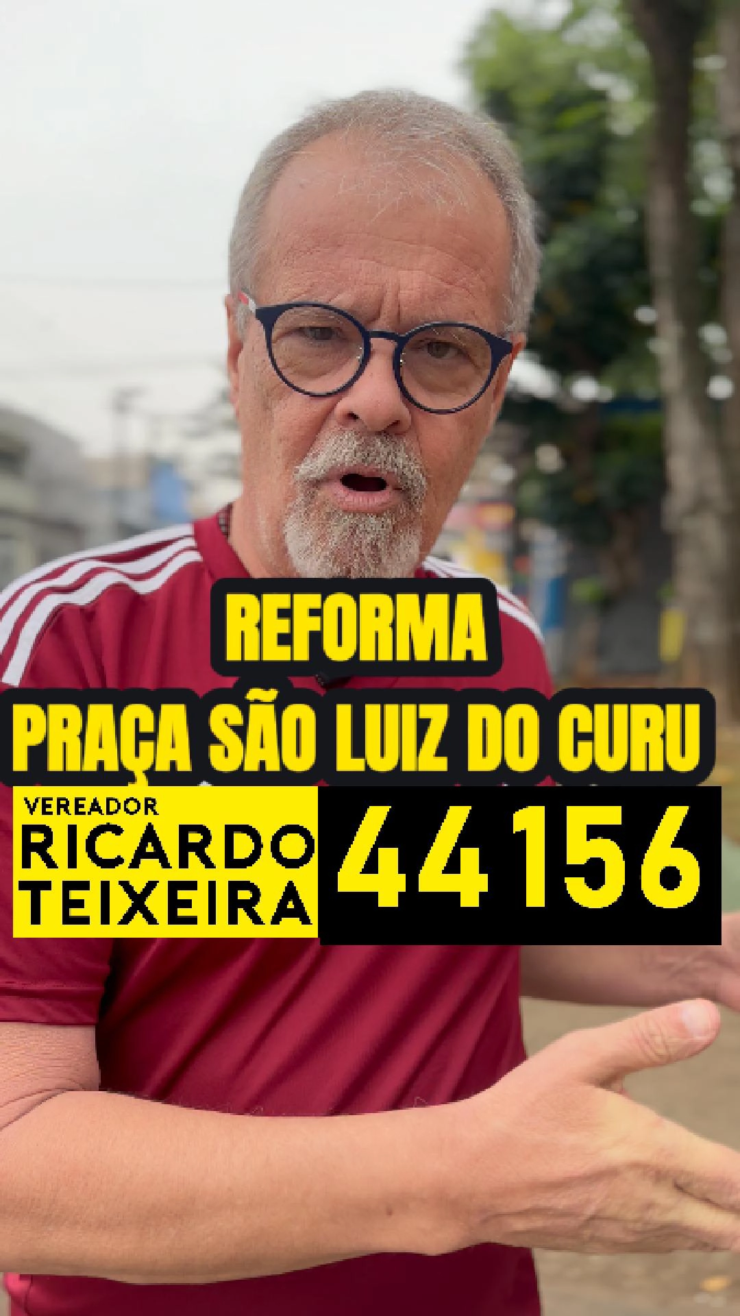 Vereador Ricardo Teixeira 44156 – Reforma Praça São Luiz do Curu