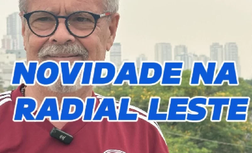 
  Vereador Ricardo Teixeira 44156 – Novidade na Radial Leste