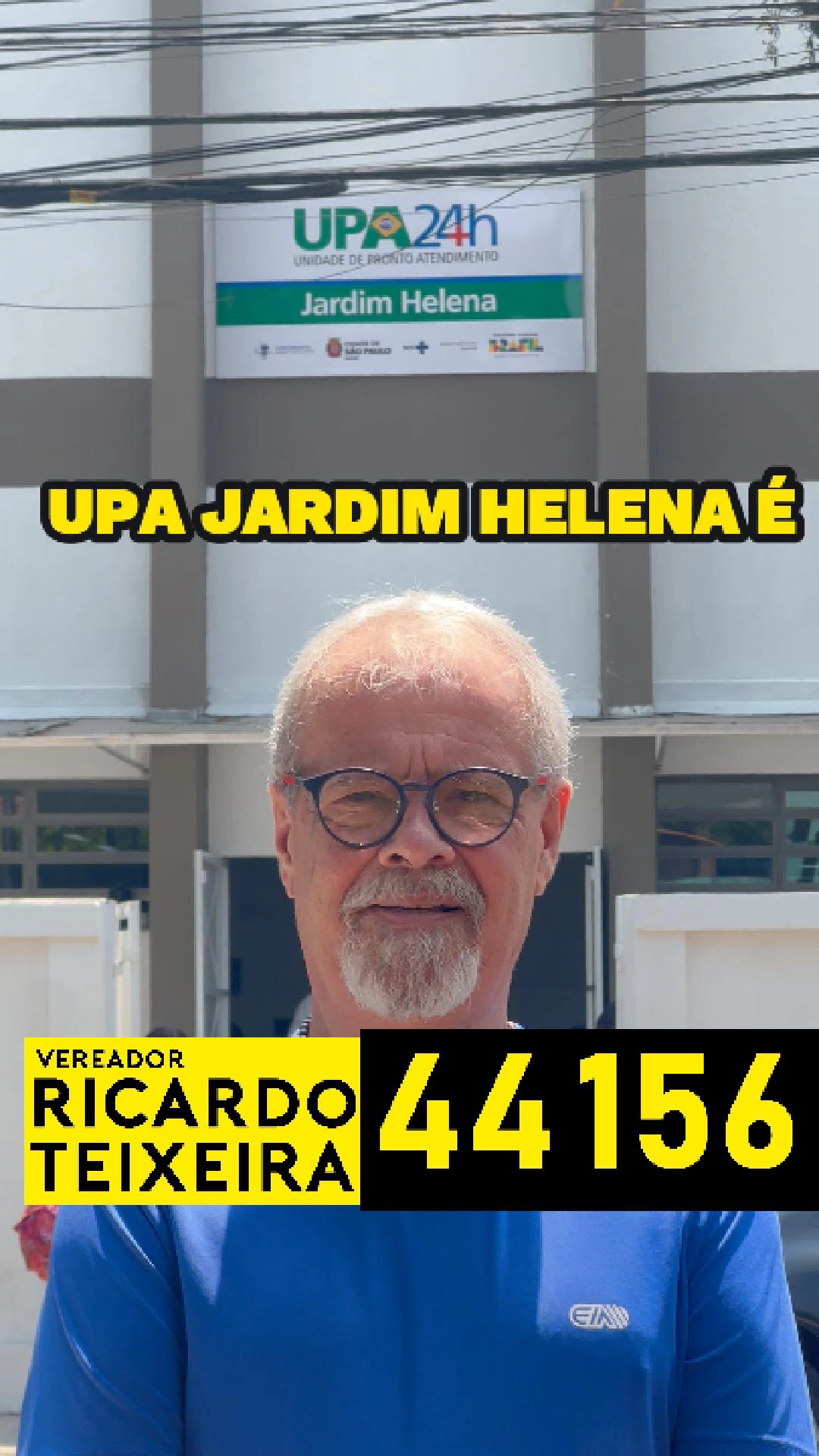 Vereador Ricardo Teixeira 44156 – UPA Jd Helena