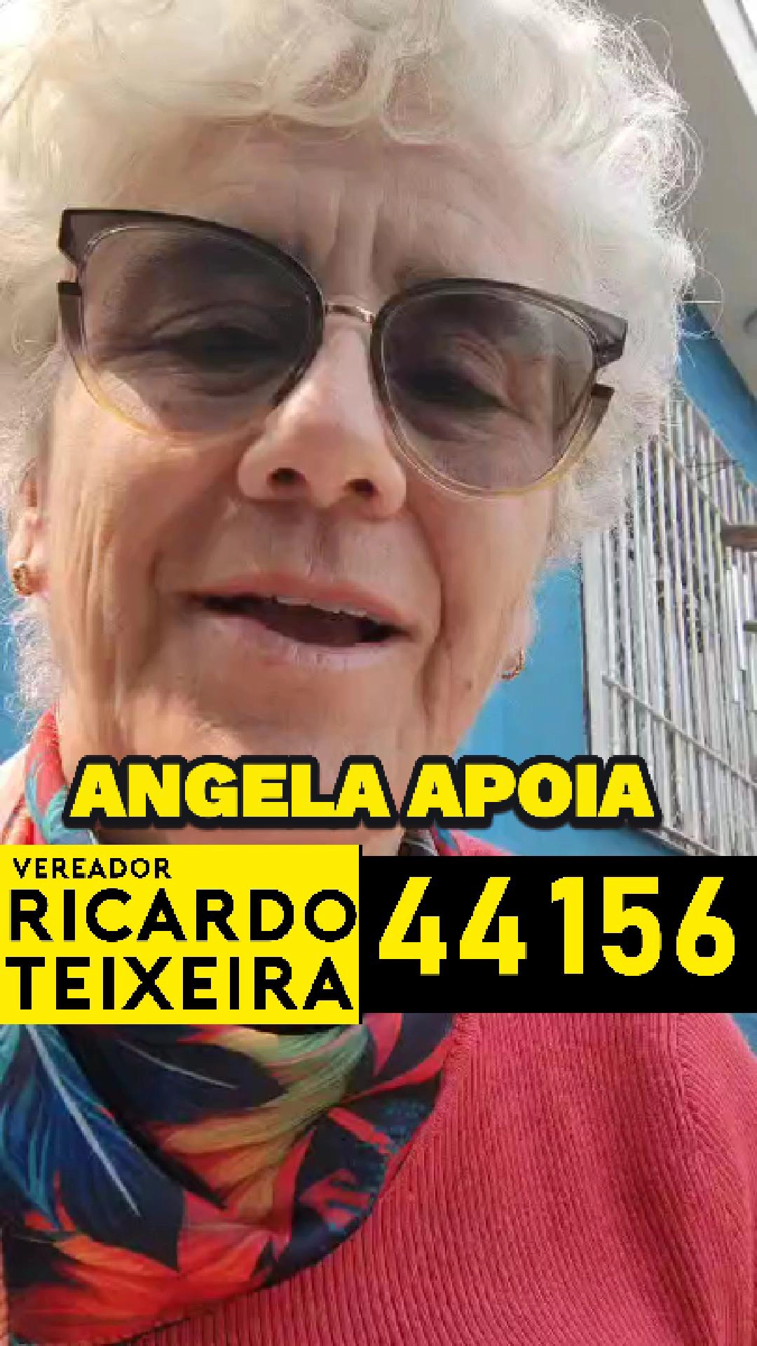 Angela apoia Vereador Ricardo Teixeira 44156