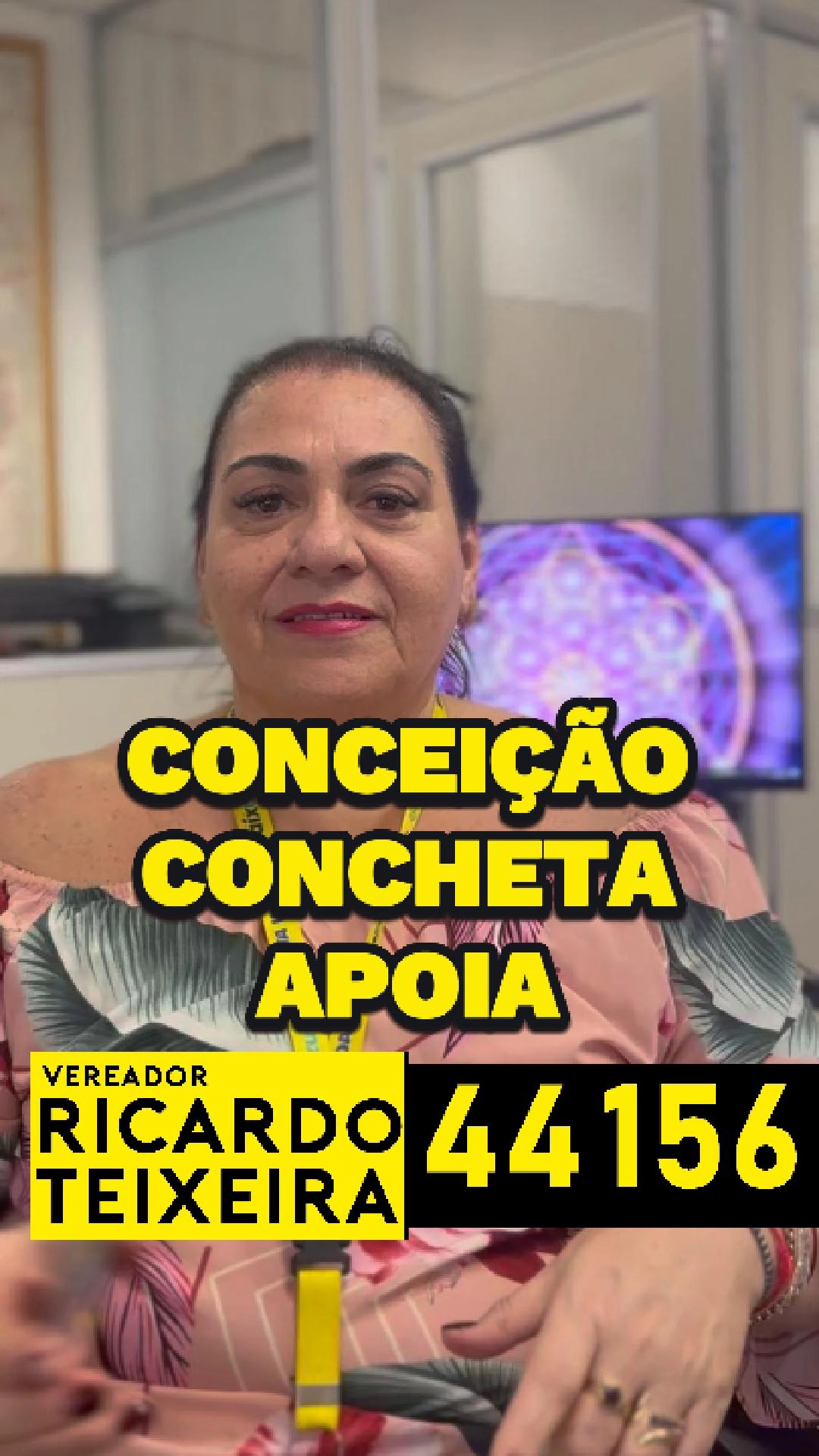 Conceição Concheta apoia Vereador Ricardo Teixeira 44156