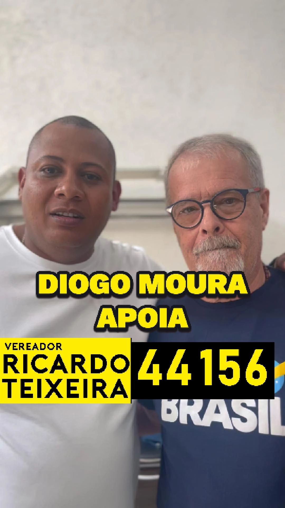 Diogo Moura apoia Vereador Ricardo Teixeira 44156