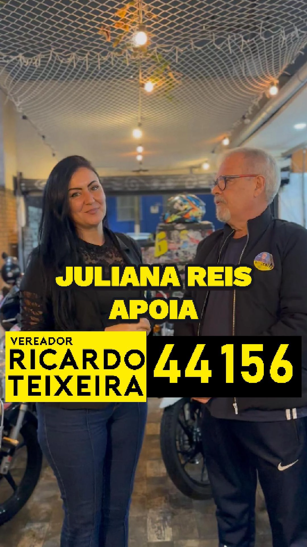 Juliana Reis apoia Vereador Ricardo Teixeira 44156