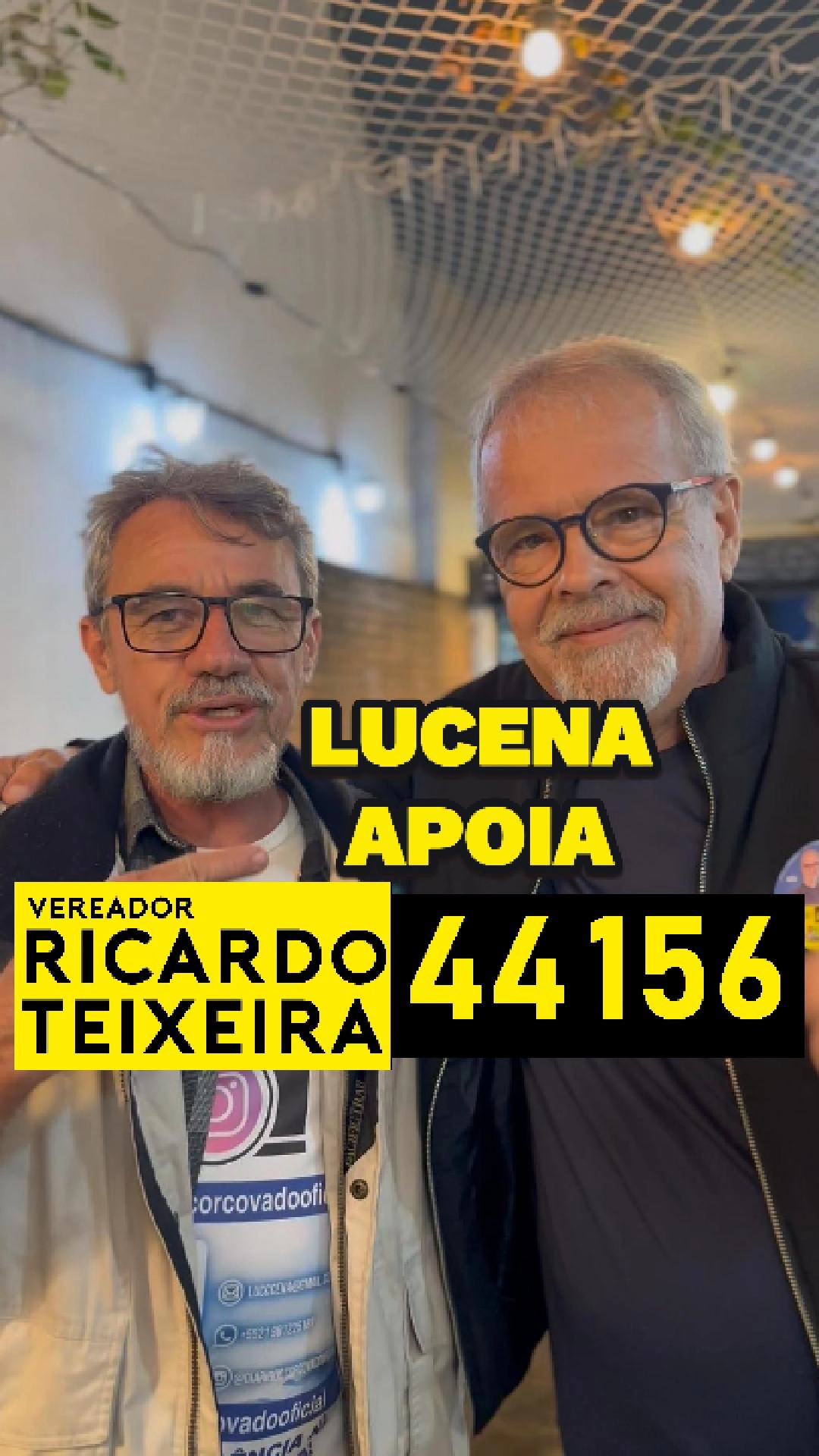 Lucena apoia Vereador Ricardo Teixeira 44156