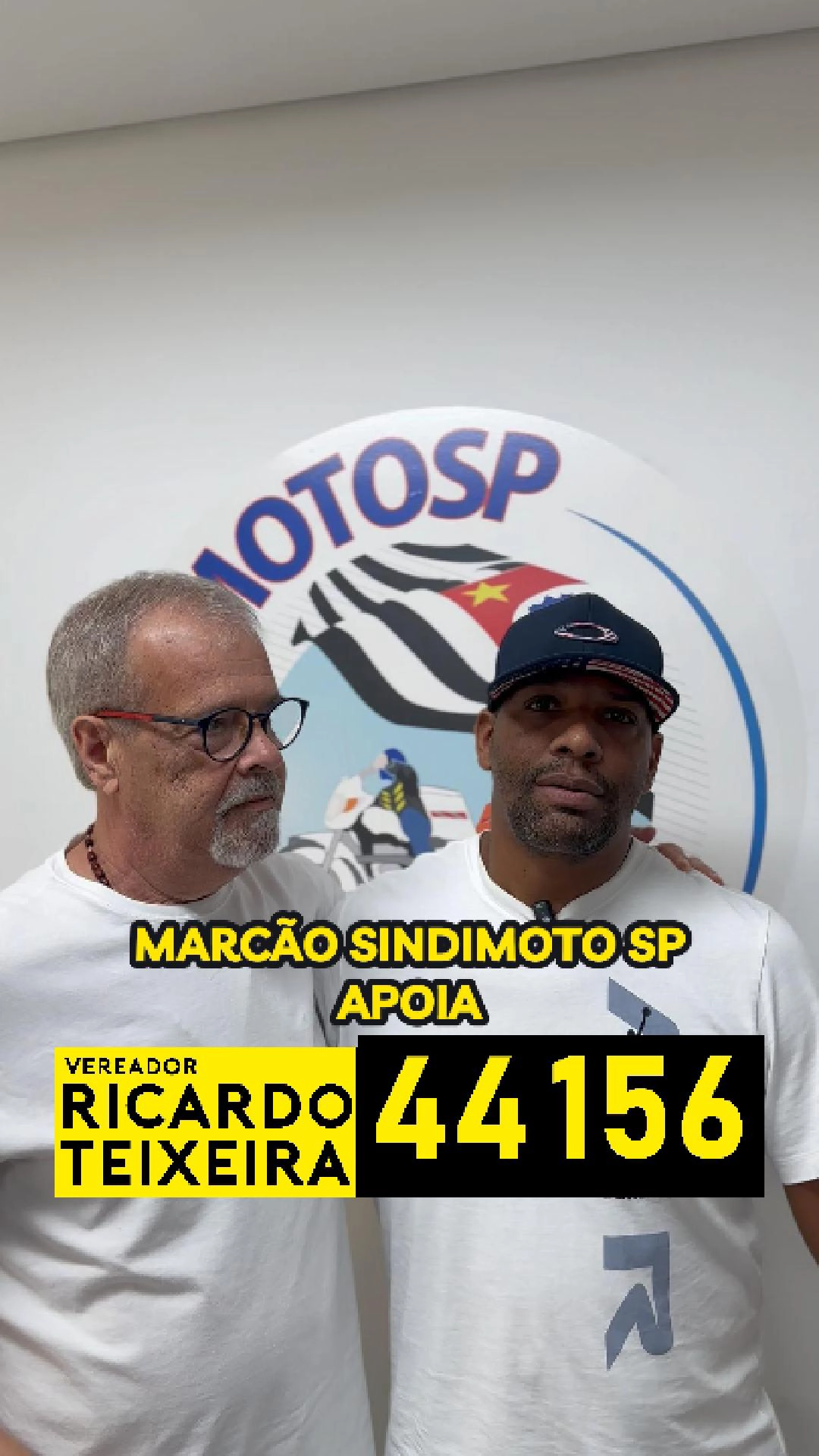 Marcão, SINDIMOTO, apoia Vereador Ricardo Teixeira 44156