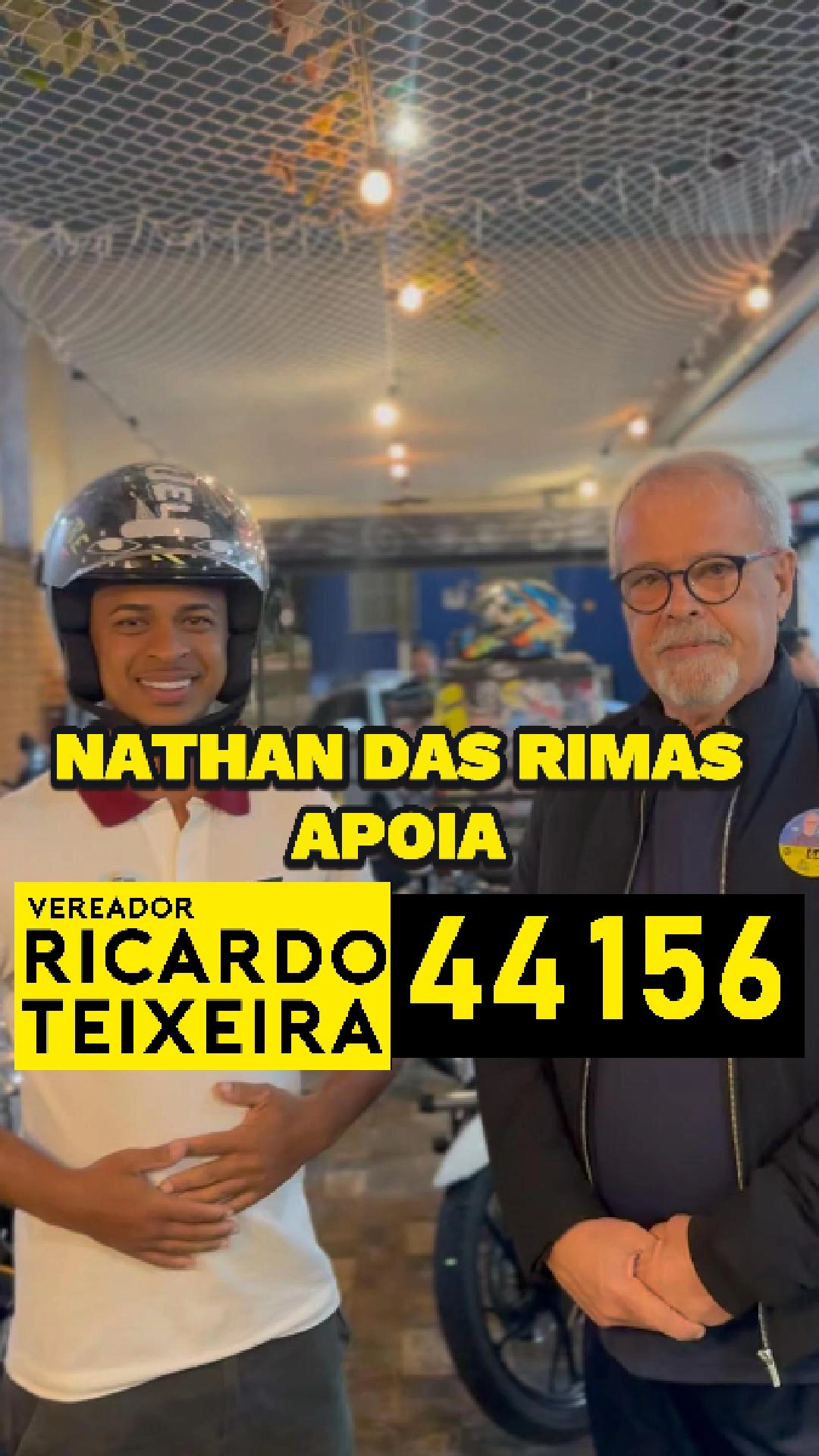 Nathan das Rimas apoia Vereador Ricardo Teixeira 44156