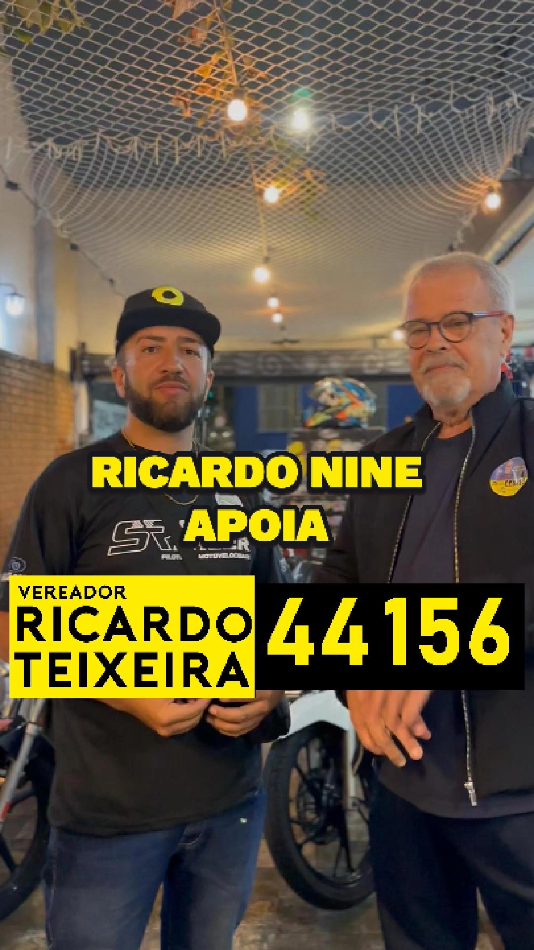 Ricardo Nine apoia Vereador Ricardo Teixeira 44156