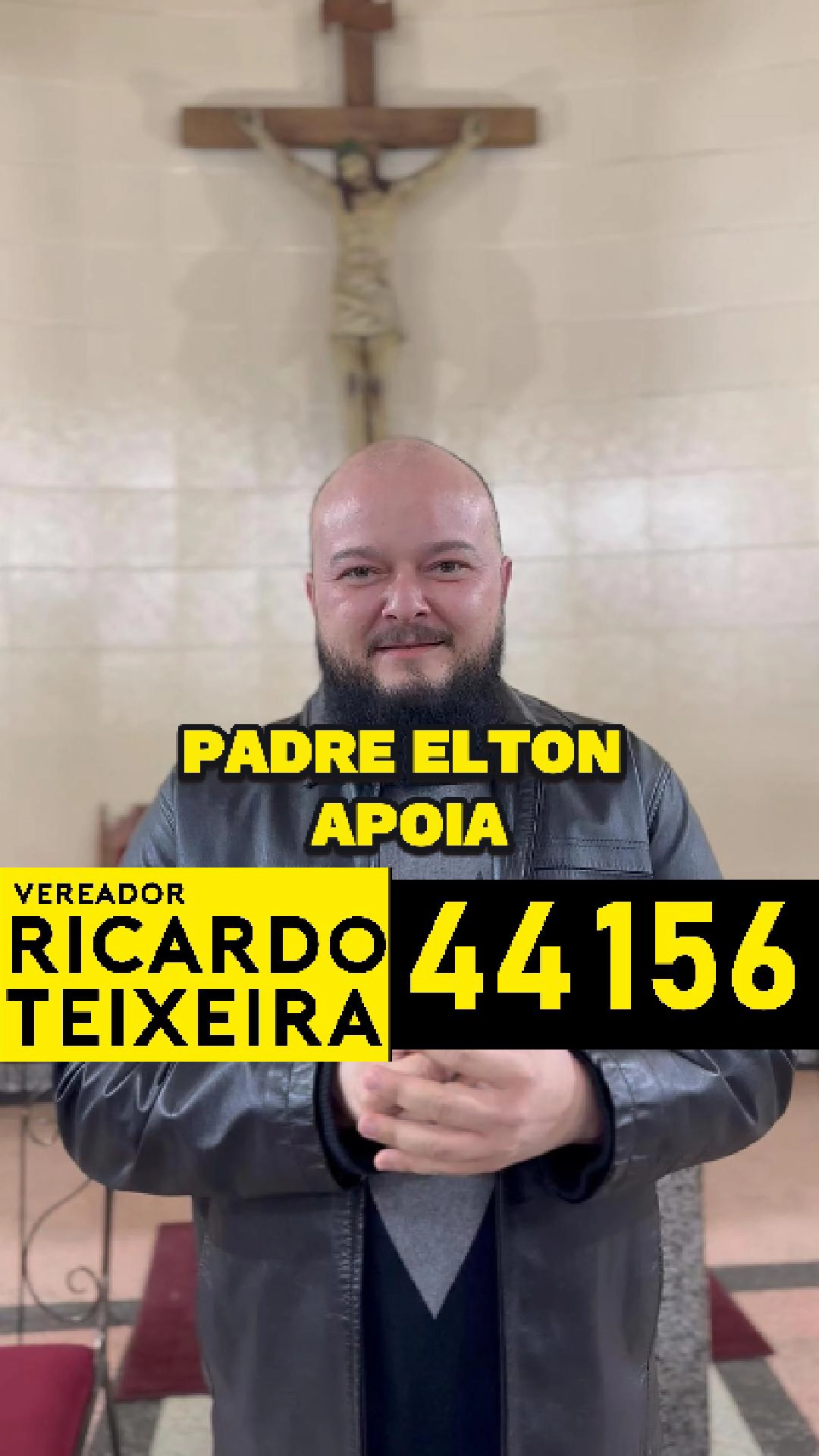 Padre Elton apoia Vereador Ricardo Teixeira 44156