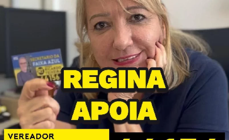 
  Regina apoia Vereador Ricardo Teixeira 44156