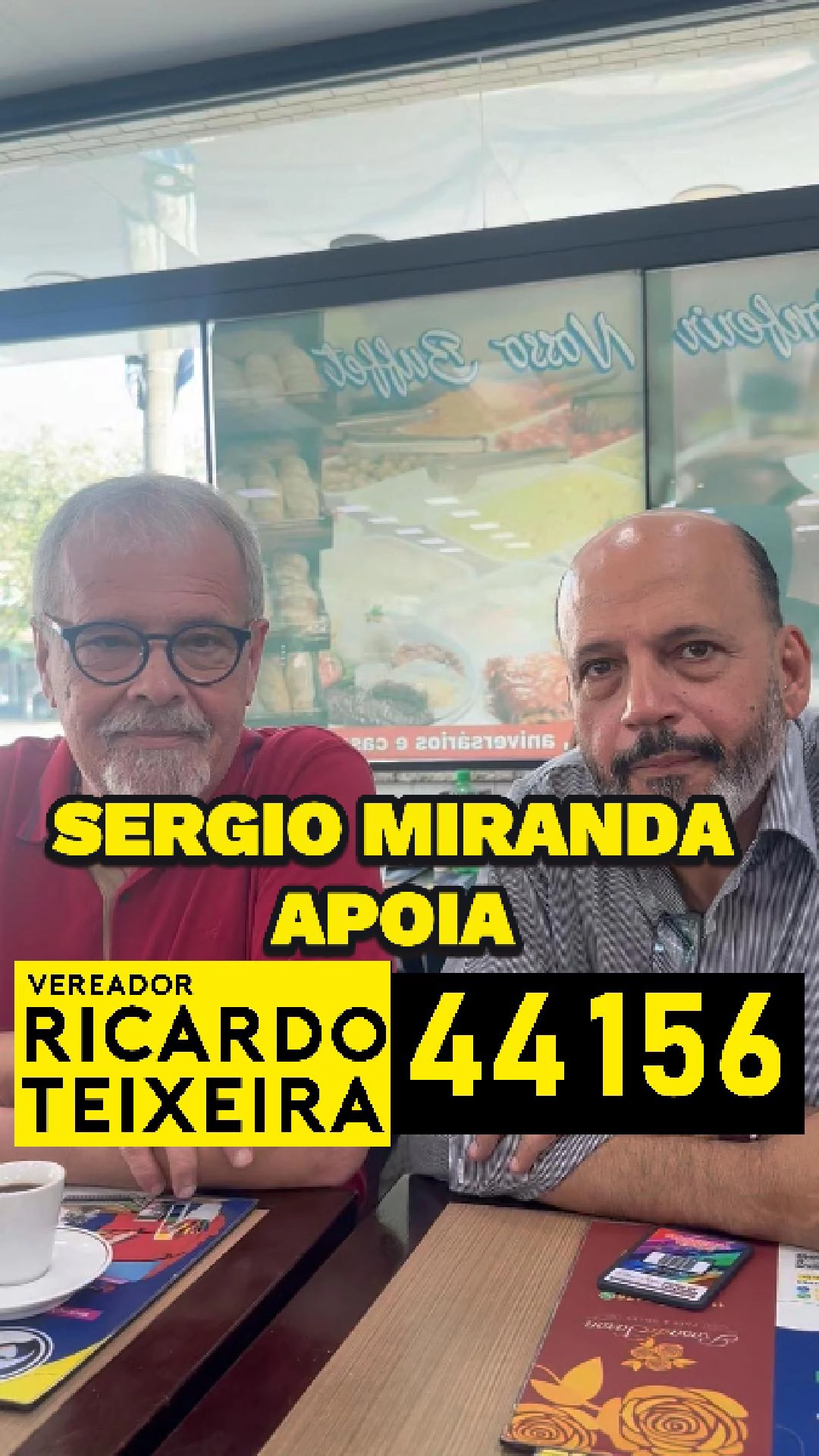 Sergio Miranda apoia Vereador Ricardo Teixeira 44156