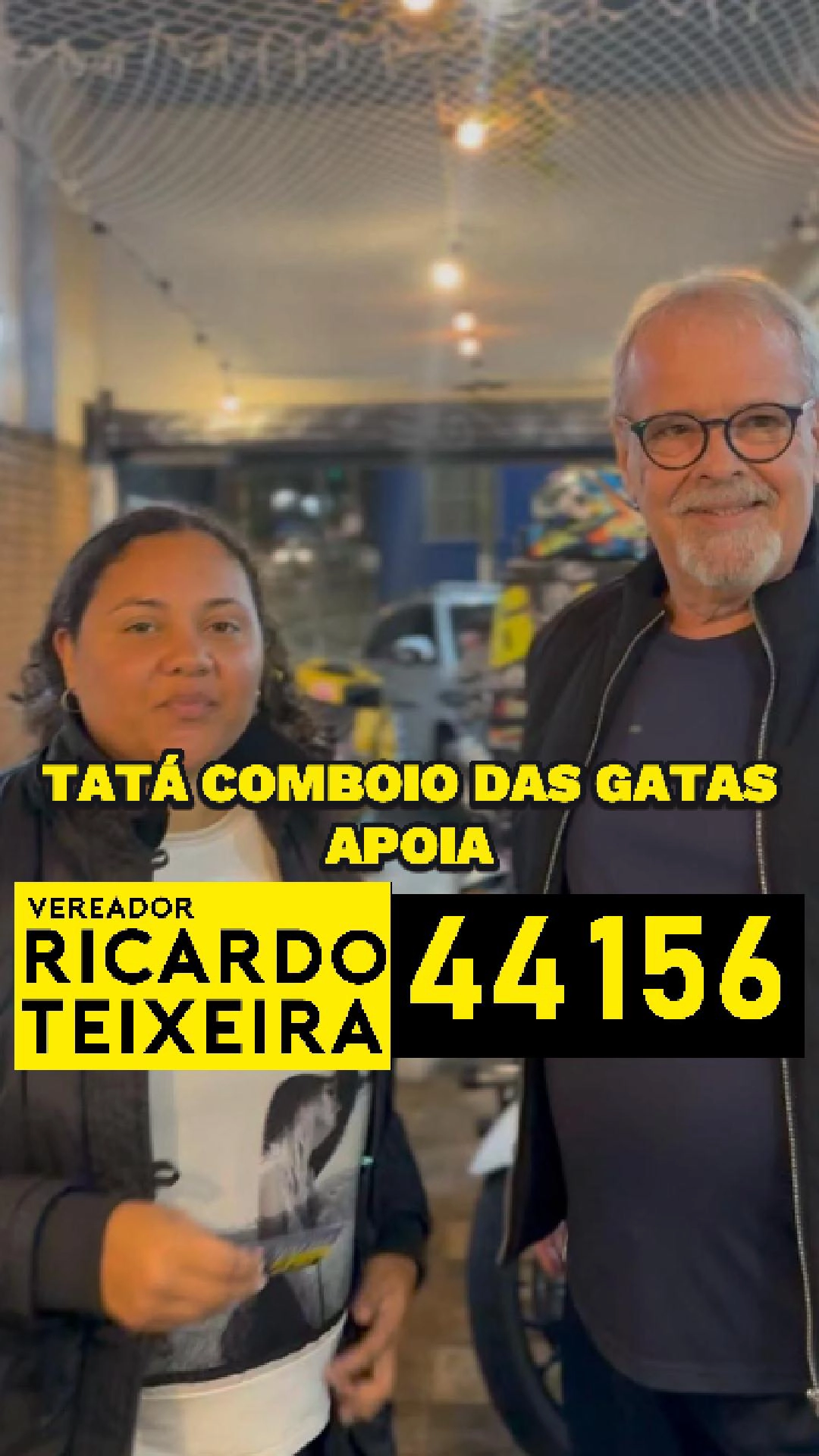 Tatá, Comboio das Gata, apoia Vereador Ricardo Teixeira 44156