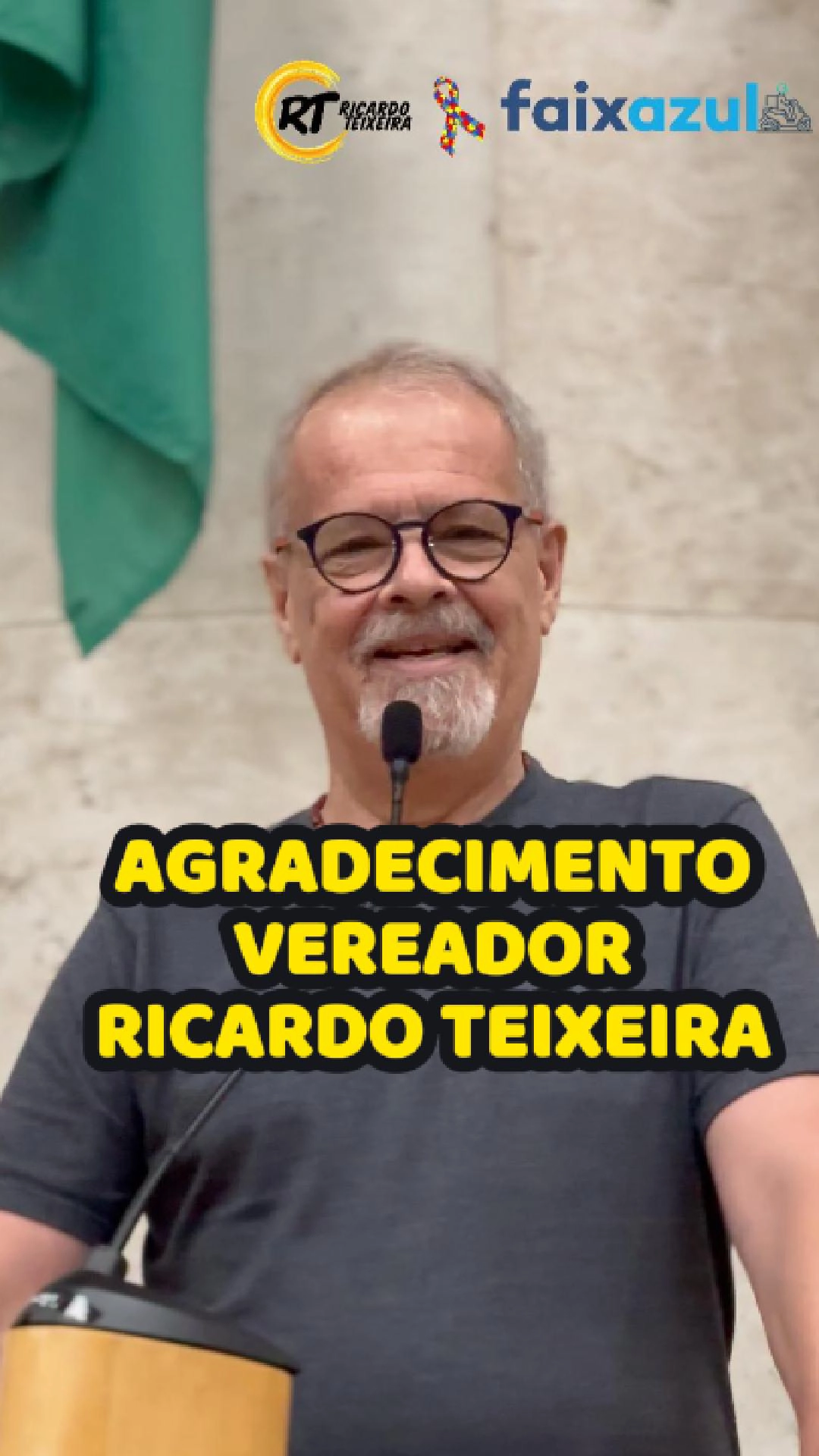 Agradecimento Vereador Ricardo Teixeira – Eleições 2024