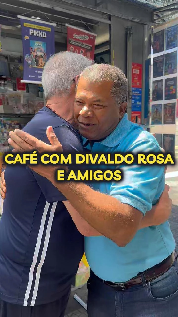 Presidente Ricardo Teixeira: Café com Divaldo Rosa e amigos