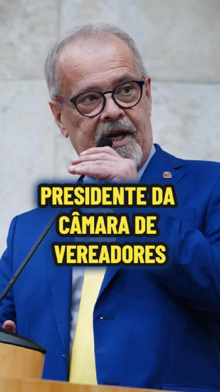 Vereador Ricardo Teixeira – Presidente da Câmara Municipal de Vereadores