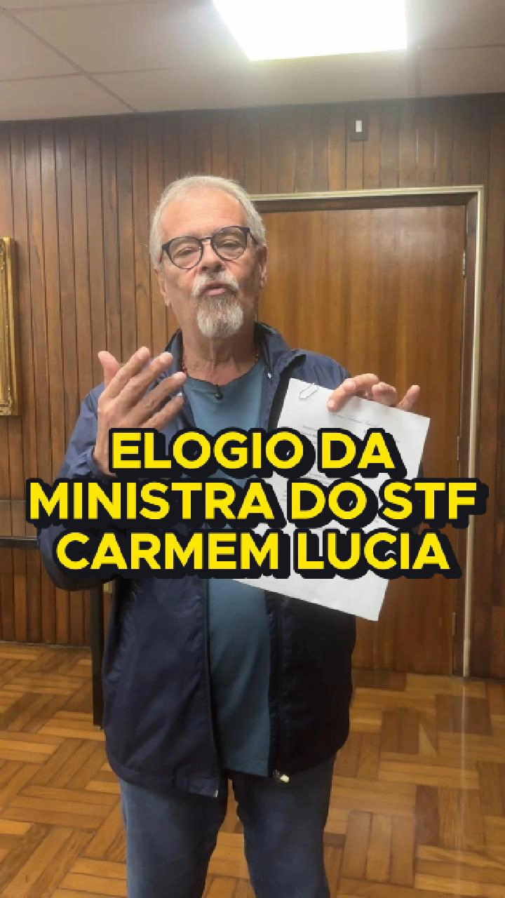 Presidente Ricardo Teixeira: Elogio Ministra STF Carmem Lucia