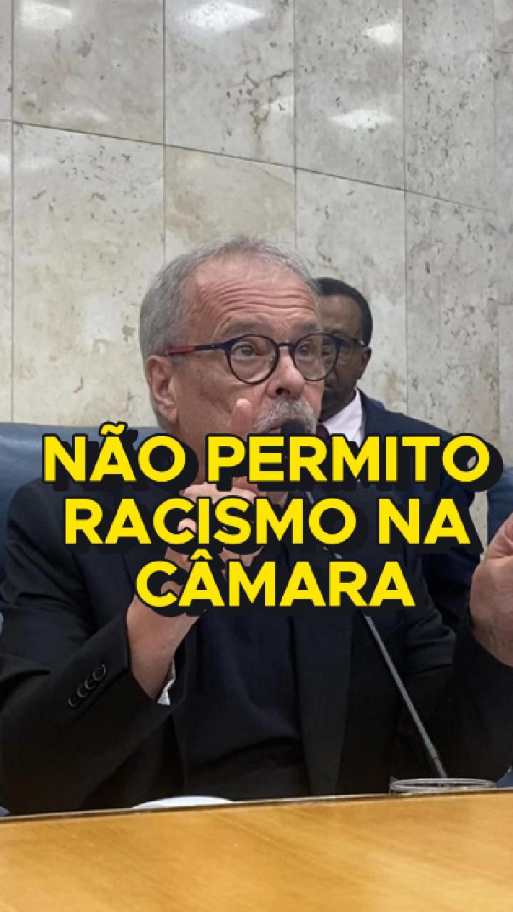 Presidente Ricardo Teixeira: Não permito o Racismo na Câmara Municipal
