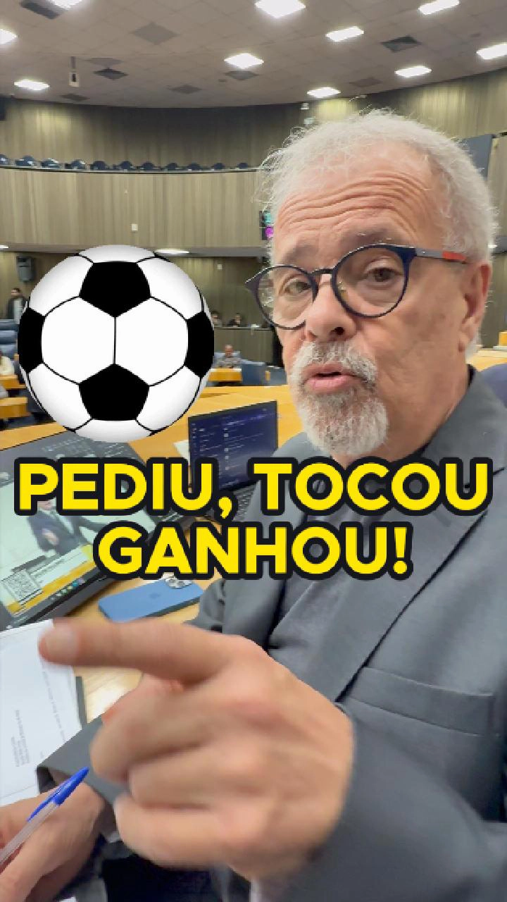 Presidente Ricardo Teixeira: Pediu, tocou, ganhou!