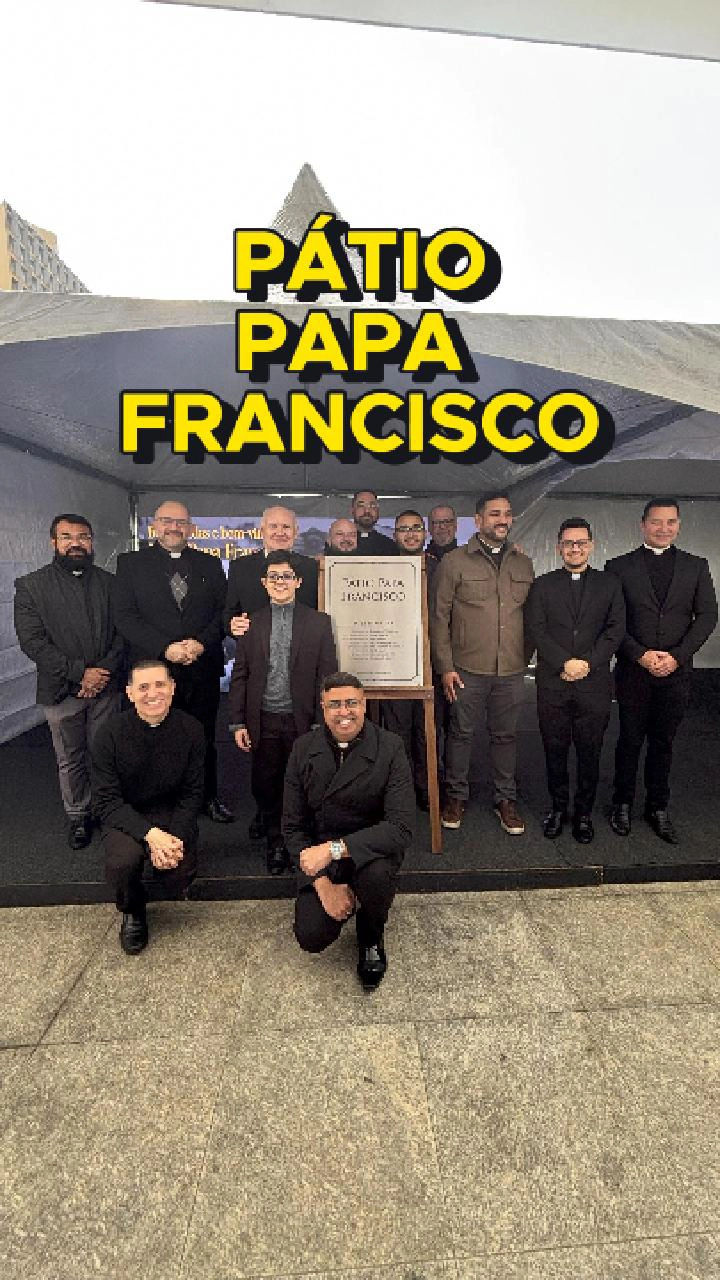 Presidente Ricardo Teixeira:: Inauguração Pátio Papa Francisco