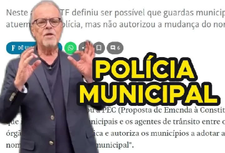 Presidente Ricardo Teixeira: Polícia Municipal é aprovada no Senado