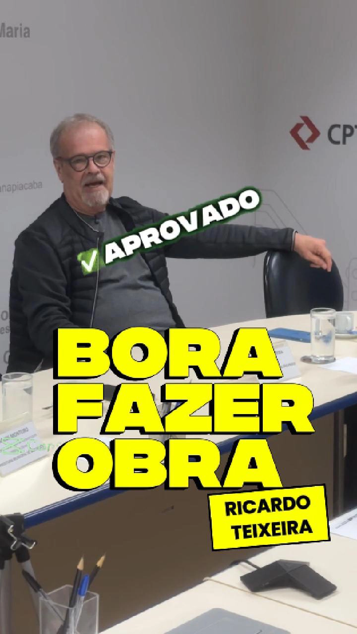 Presidente Ricardo Teixeira: Obras para São Miguel Paulista