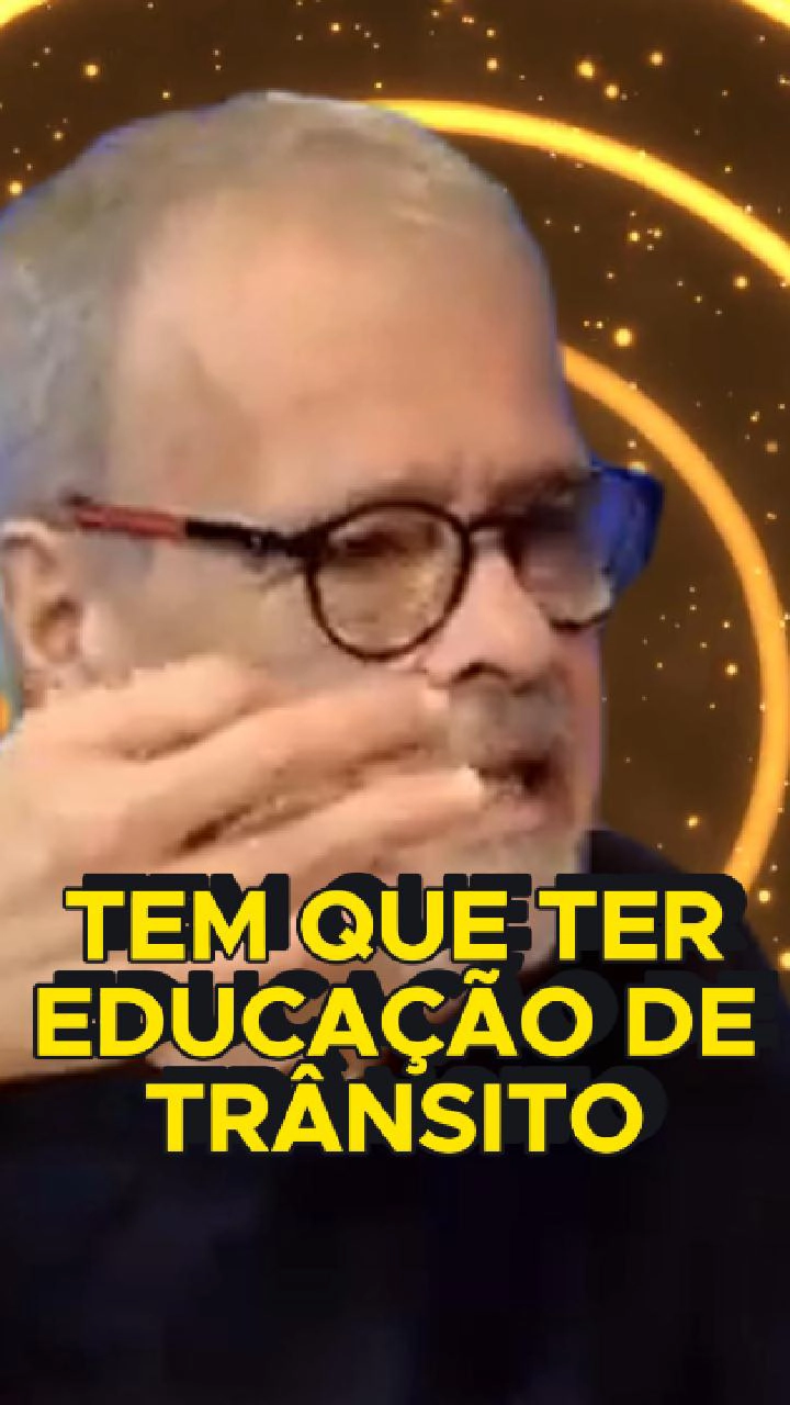 Presidente Ricardo Teixeira: Tem que ter educação de trânsito