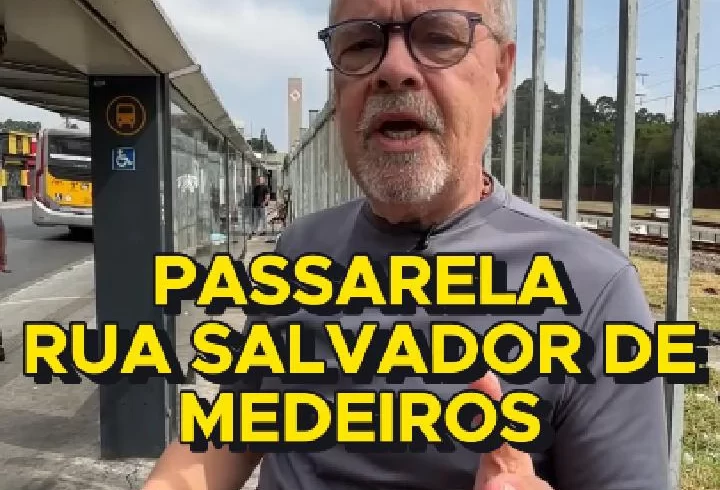 
  Vereador Ricardo Teixeira: Passarela CPTM