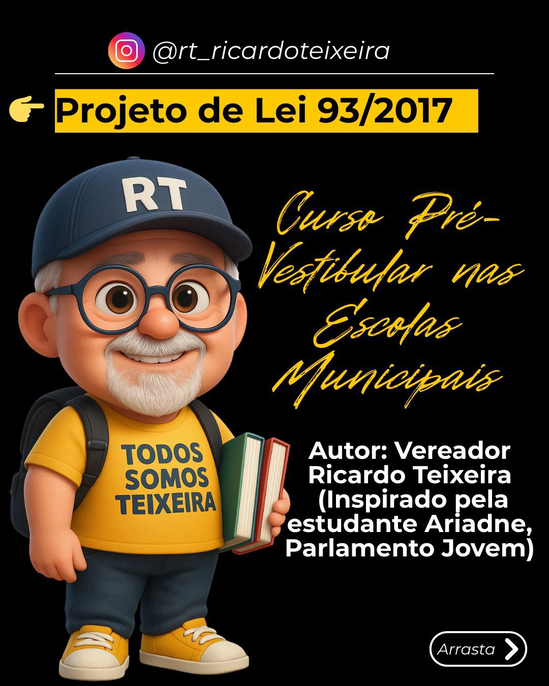 PL 93/2017 – Curso pré-vestibular nas escolas