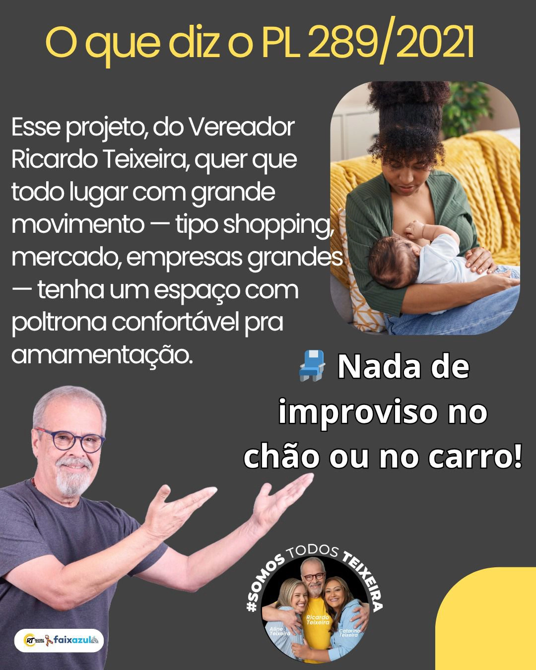 PL 289/2021 – Poltronas de amamentação em grandes centros comerciais