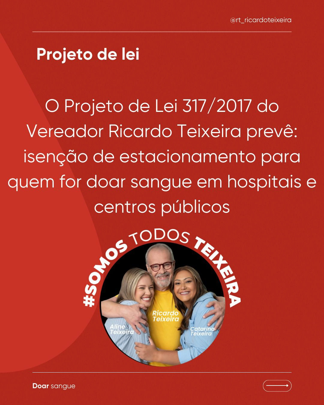 PL 317/2017 – Estacionamento grátis para doadores de sangue