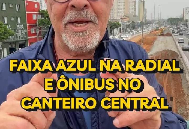 
  Vereador Ricardo Teixeira: Faixa Azul e BRT na Radial