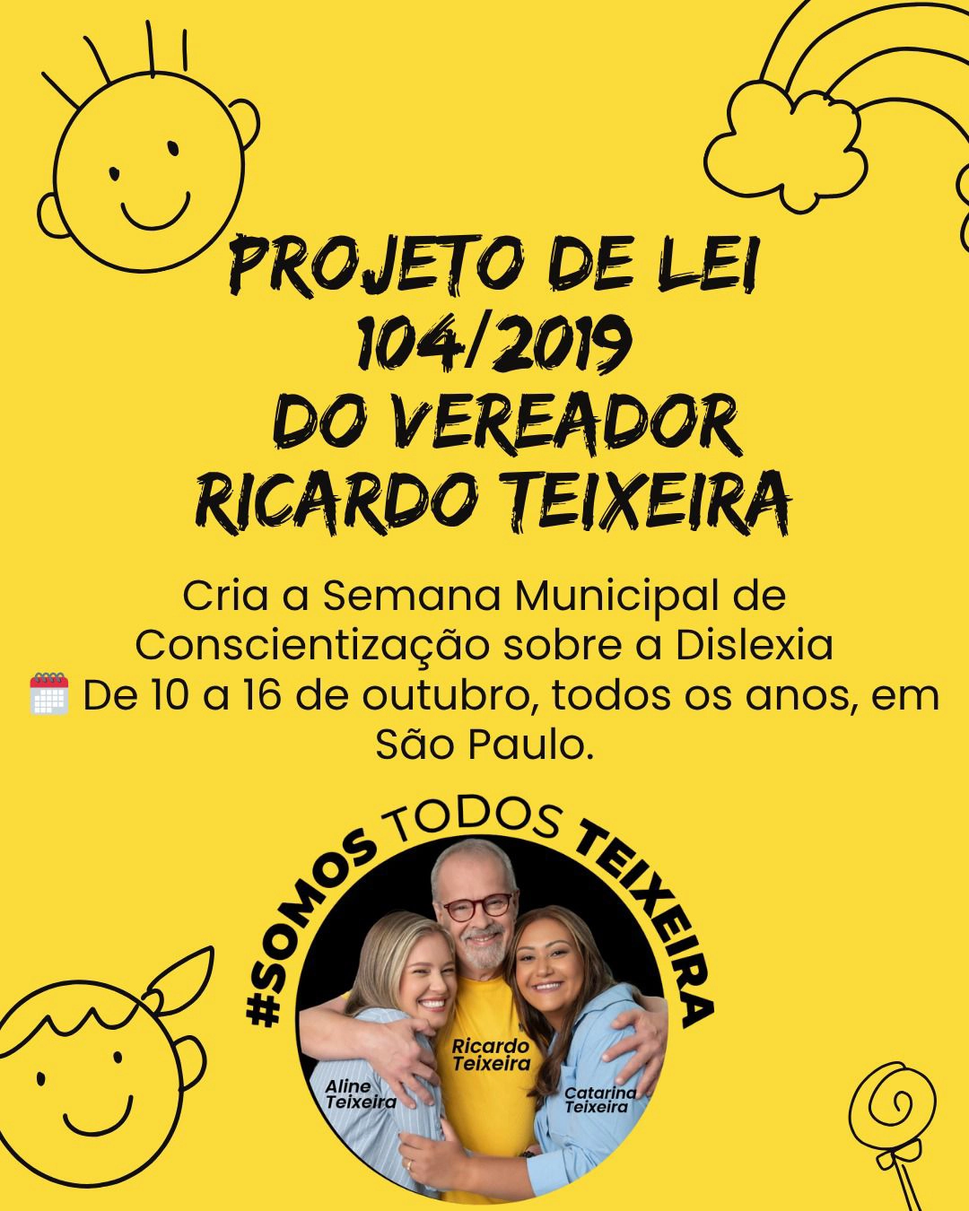 PL 104/2019 – Semana Municipal da Dislexia