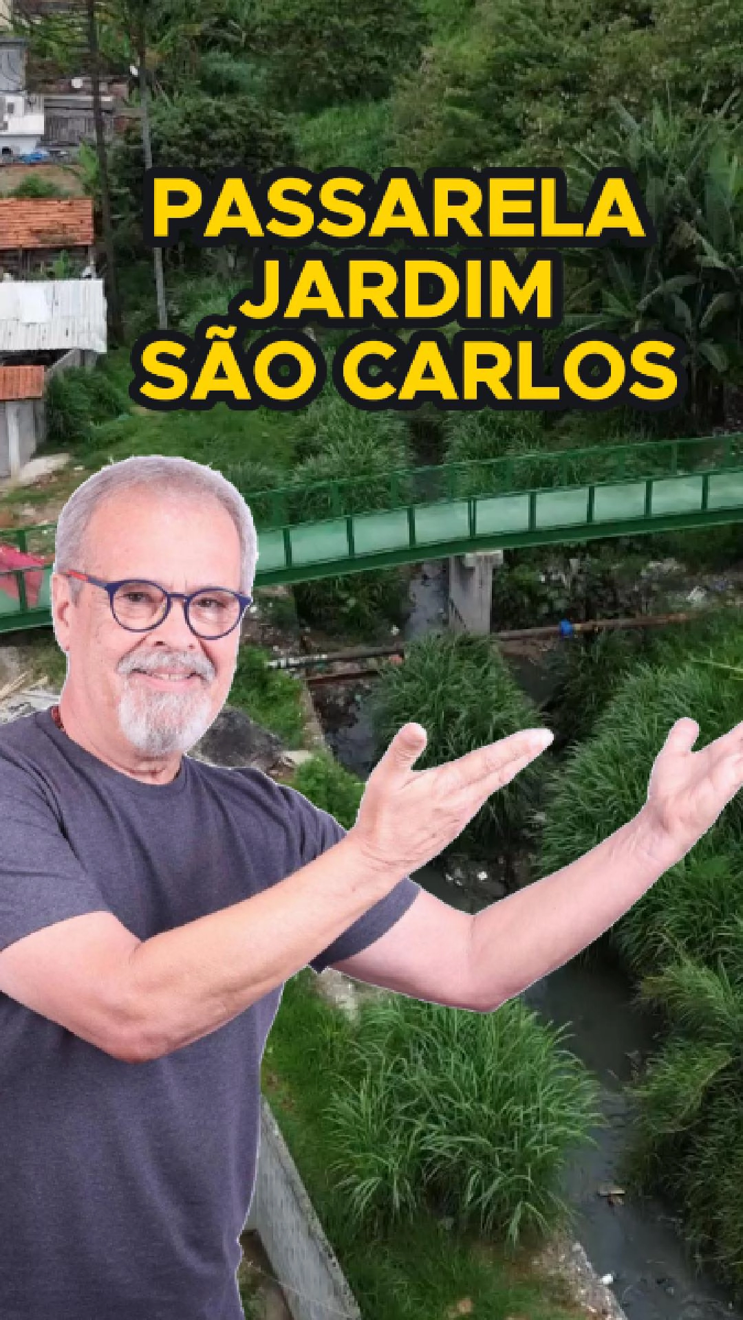 Vereador Ricardo Teixeira: Reconstrução Passarela Jardim São Carlos