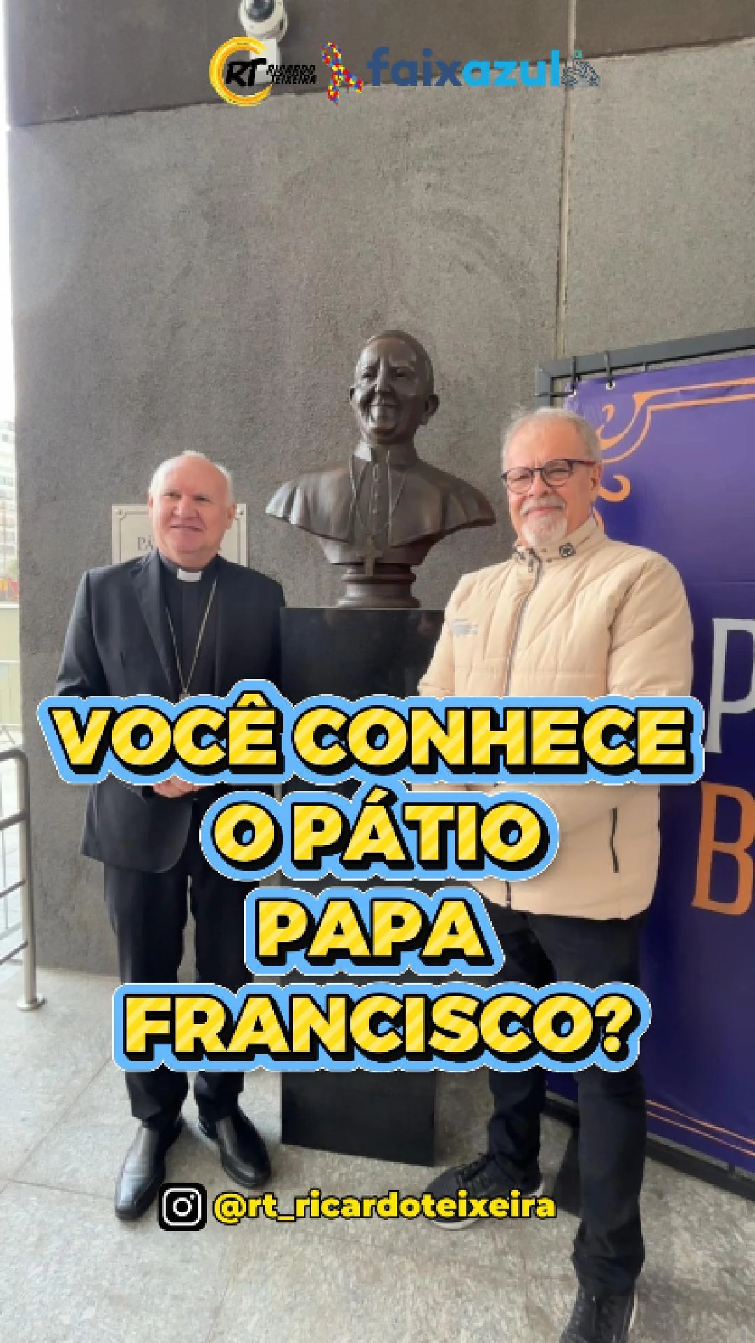 Vereador Ricardo Teixeira: Venha conhecer o Pátio Papa Francisco