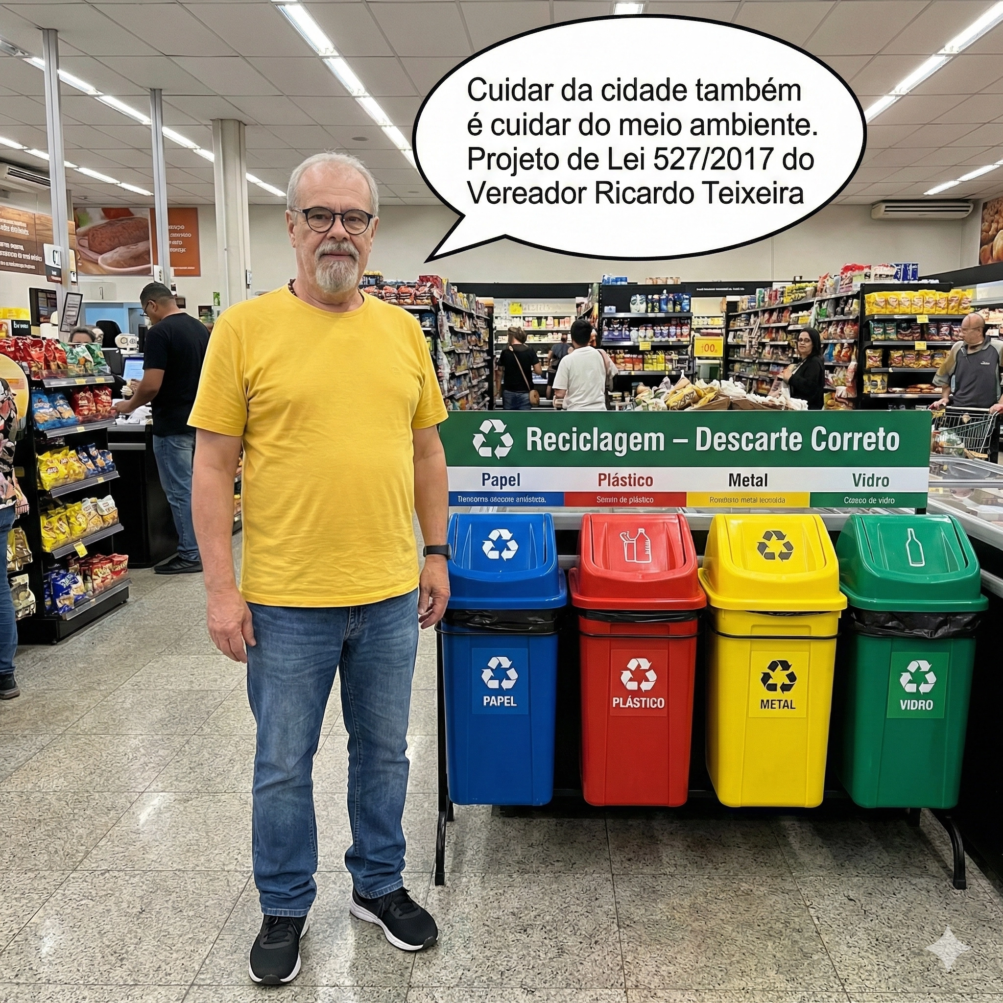 PL 527/2017 – Conteineres de reciclagem em supermercados