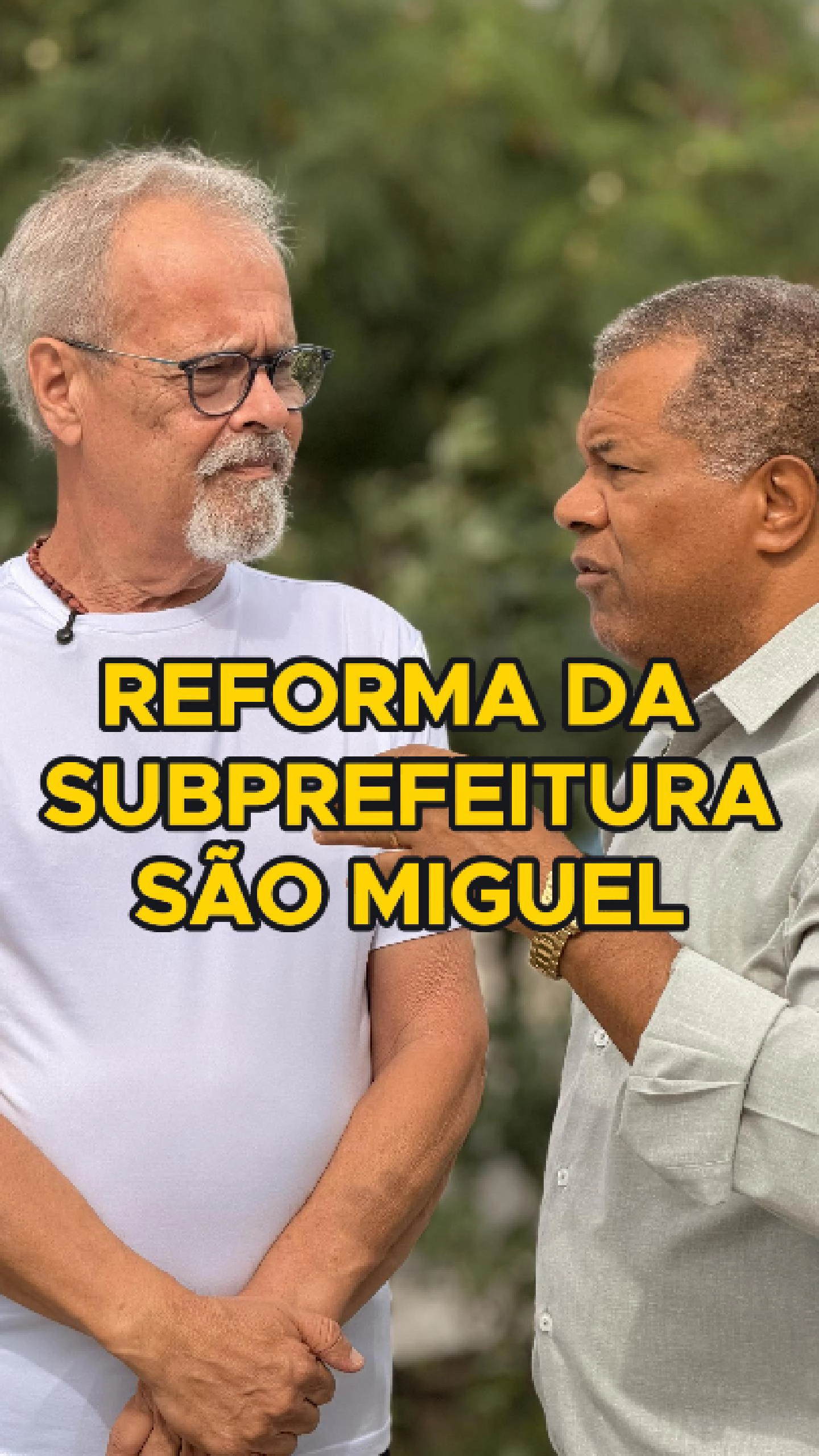 Vereador Ricardo Teixeira: Reforma Subprefeitura São Miguel Paulista