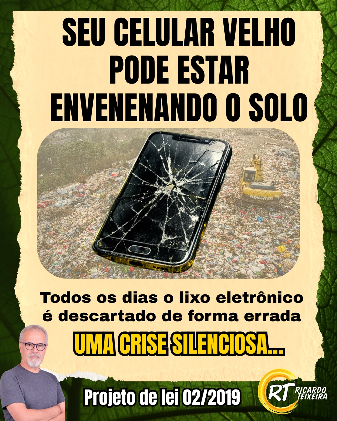 PL 02/2019 – Reciclagem de eletrônicos