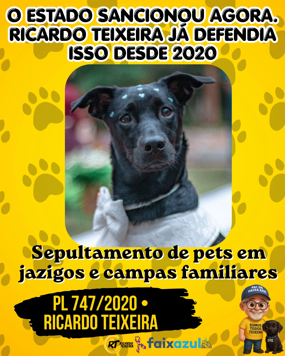 PL 747/2020 – Sepultamento de animais domésticos
