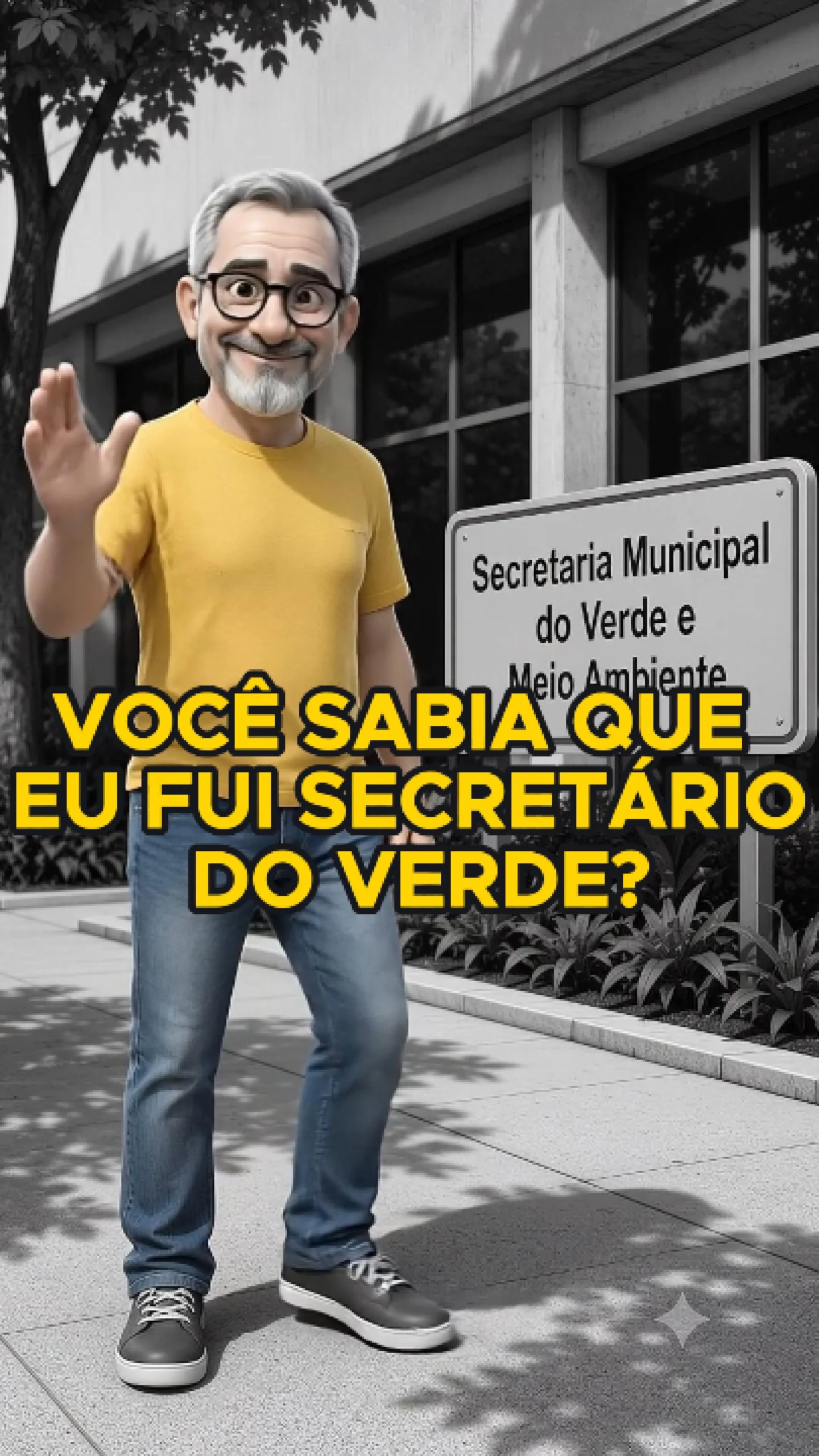 Vereador Ricardo Teixeira: Secretário do Verde e Meio Ambiente