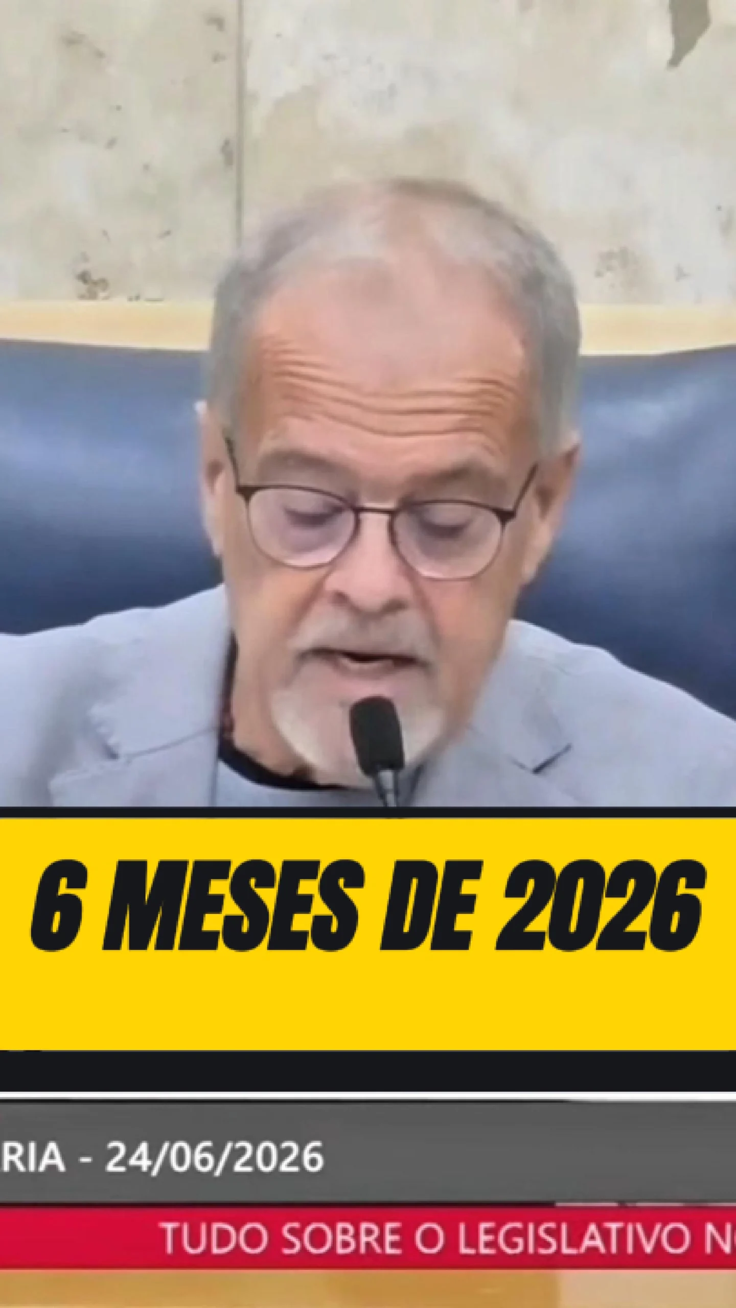 Vereador Ricardo Teixeira: 6 meses de 2026